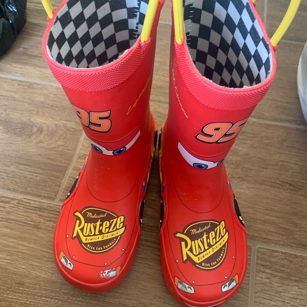 Lightning McQueen rain boots